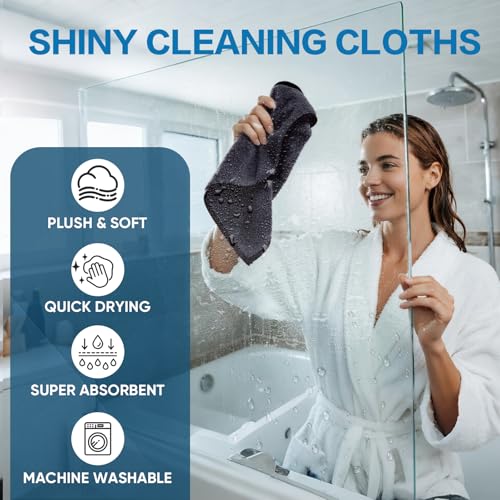 Shiny Wipes Shower Cleaning Cloth (6PCS 15.7*23.6 inch)