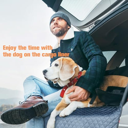 SUV Cargo Liner for Dogs (black - 2 Pockets / L)