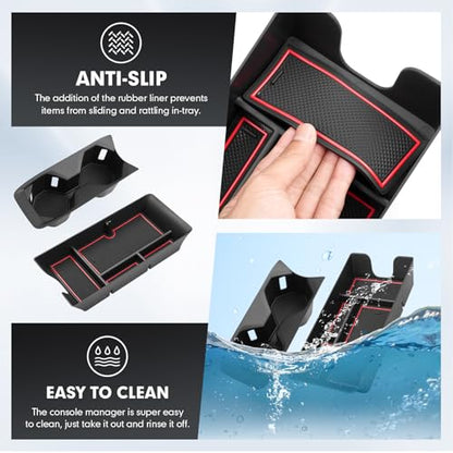 Center Console Organizer&Cup Holder for 2025 (2025-2026 Toyota Camry XV80)