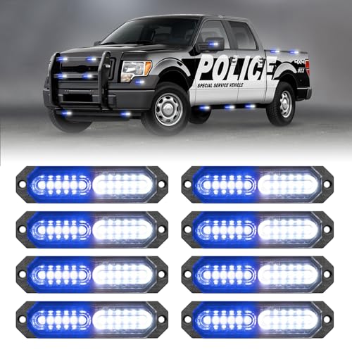 1200T Emergency Strobe Grille Lights (Blue/White)