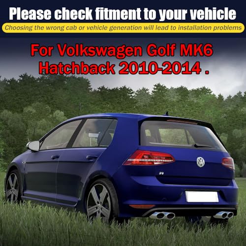 Rain Guards for Volkswagen Golf MK6 Hatchback 2010 (For Volkswagen Golf 2010-2014)