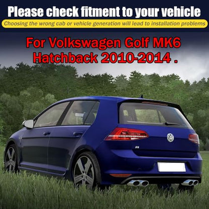 Rain Guards for Volkswagen Golf MK6 Hatchback 2010 (For Volkswagen Golf 2010-2014)