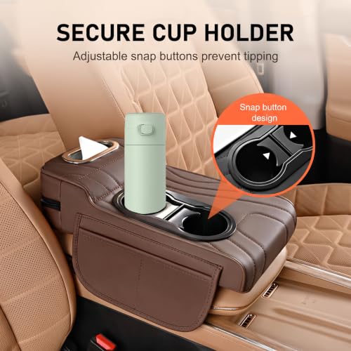 Multifunctional Car Armrest Cover (1 PC / Coffee)
