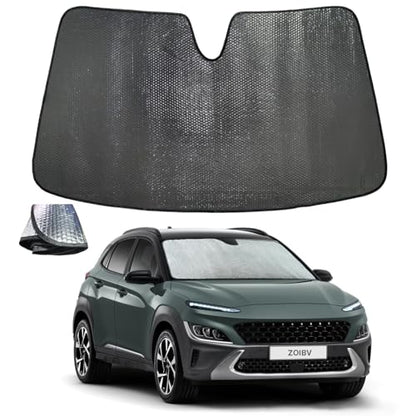 Car Windshield Sun Shade for Hyundai Kona 2018 (for Hyundai Kona 2018-2023)