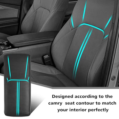 Armrest Cover for Toyota Camry 2025 2026 (25) 25+ |Camry| Black, Regular)