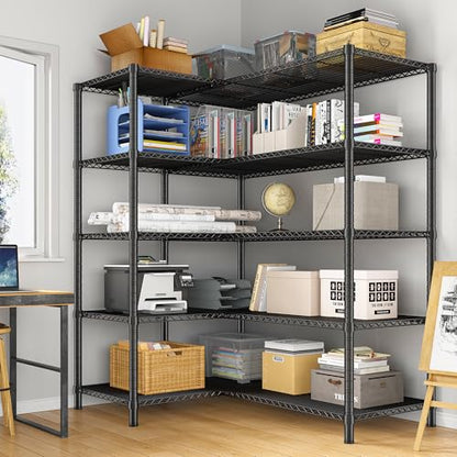 52.36" W Storage Shelves (13.78"D x 52.36"W x 70.8"H)