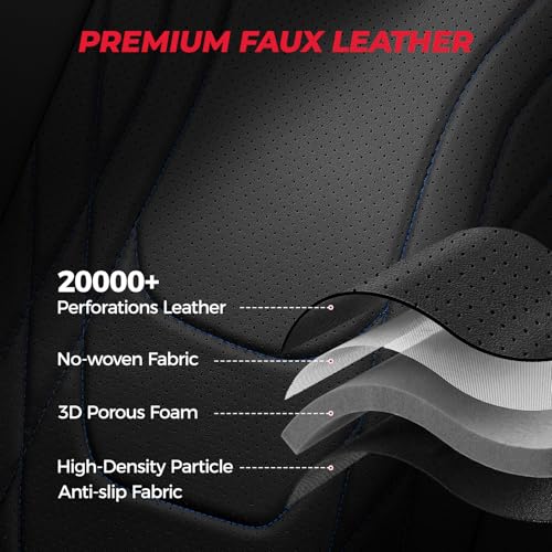 Seat Covers for 2017 (Black & Blue / CR-V 2017-2022 Full Set)