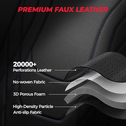 Seat Covers for 2017 (Black & Blue / CR-V 2017-2022 Full Set)