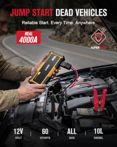 GP4000 Jump Starter (yellow)