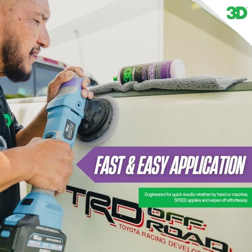 Speed All-In-One Polish & Wax – Scratch & Swirl Remover, Clear Coat Safe Paint Sealant – High Gloss Finish, Easy Application – 16oz – Made in USA (16 Fl Oz (Pack of 1))