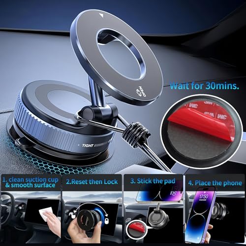 Magnetic Car Phone Holder for MagSafe