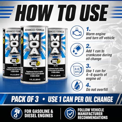 BG Advanced Formula MOA PN 115 Motor Oil Additive