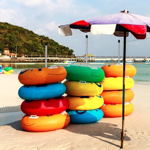 Pool Float Holder Storage Organizer Outdoor (13 x 78 in / Black)