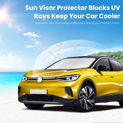Windshield Sun Shade for 2021 (Fit VW ID.4 2021-2024 2025)