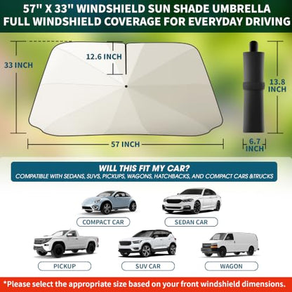 Windshield Sun Shade Umbrella