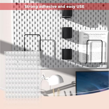 520pcs Double Sided Tape Wall Nano Sticky Dots Mounting Putty Two Sided Adhesive Strong Sticky Tack Multi (0.8 inch / Round 140, strips 40, square 140, oval 200)