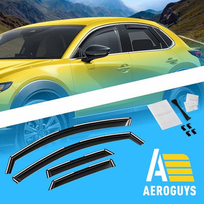 Extra Durable Window Deflectors in (For Mazda CX-30 20-26)