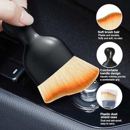 Car Detailing Brush (Yellow / 1 PC)