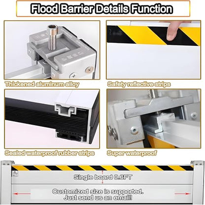 Flood Barriers for Home Exterior (H31.5inch / L3FT)