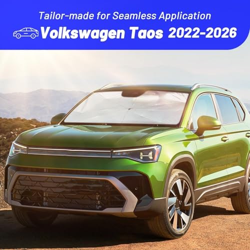 Windshield Sun Shade for Volkswagen Taos 2022 (for Volkswagen Taos 2022-2026)