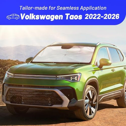 Windshield Sun Shade for Volkswagen Taos 2022 (for Volkswagen Taos 2022-2026)