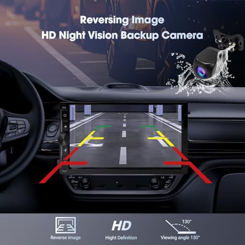 2 Din Car Radio with Wireless CarPlay & Android Auto (2+32GB-Upgraded Version)
