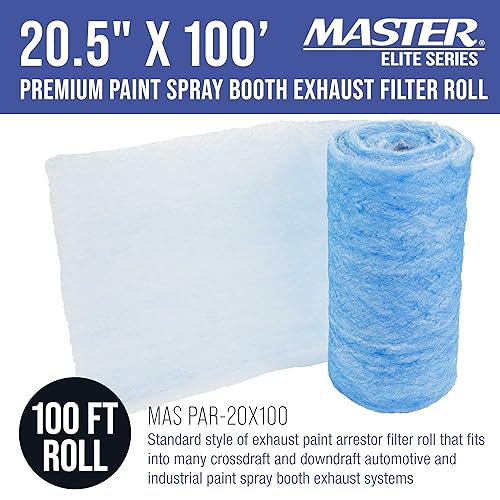 Master Elite Paint Spray Booth Exhaust Filter Roll (20.5 inches x 100 Feet)