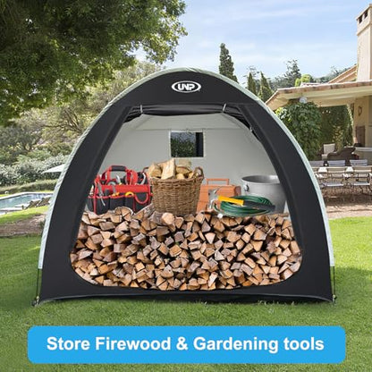 Bike Storage Shed Tent (Black for 4 Bikes)