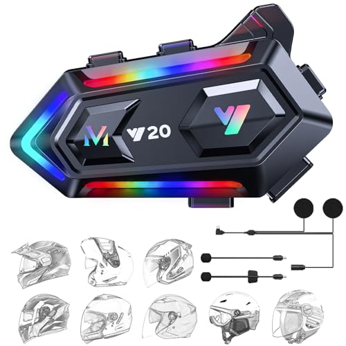 Motorcycle Helmet Speakers High Battery Life Helmet Headset (Multi / Speakers)