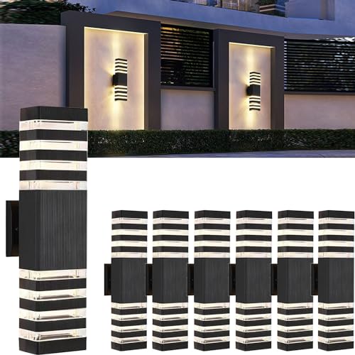 6Pack 18inch LED Square Up & Down Wall Lights (18inch-6Pack)