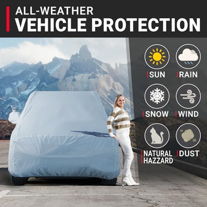 Premium Car Cover for 1946 (76. Sedan Delivery 1946-1960 / Sky Gray)