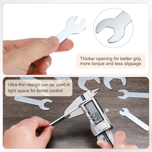 10pcs Small Wrench 10x70x1.5mm Metric U (10x70x1.5mm)