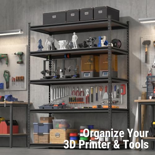 5 Tier Shelving with Particle Board (36"W x 18"D x 72"H)