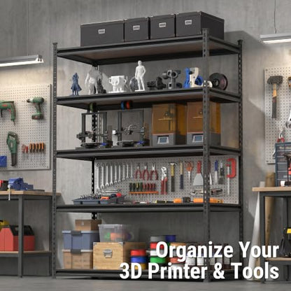 5 Tier Shelving with Particle Board (36"W x 18"D x 72"H)