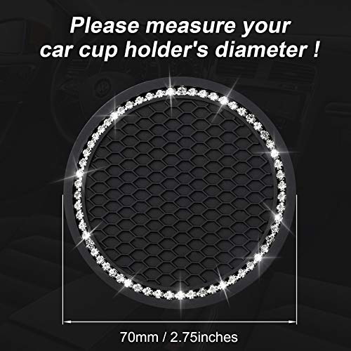 4PCS Bling Coasters (4 Count / Black)