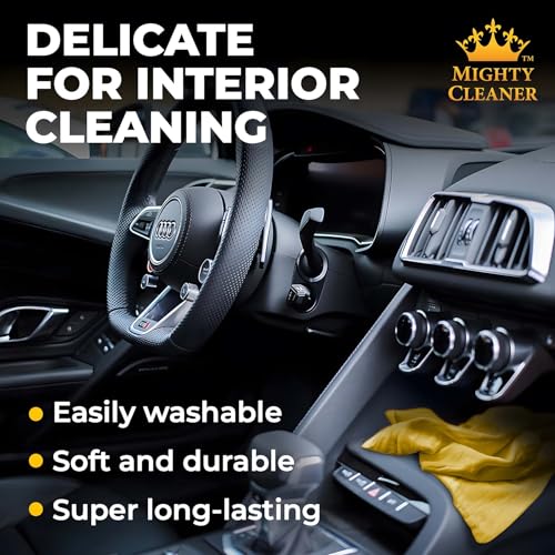 Premium Shammy Cloth for Car Drying (Purple, Blue, Yellow)