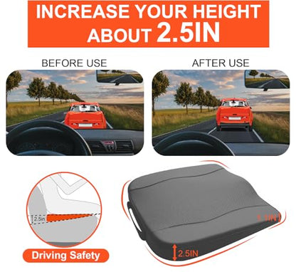 Car Seat Cushion (Classic Grey)