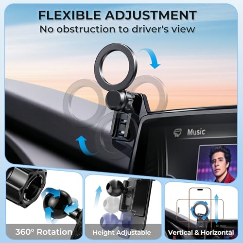 Car Phone Holder for BMW X5 2014 (Fit for 2014-2018 X5 & 2015-2019 X6, 10.2-Inch)