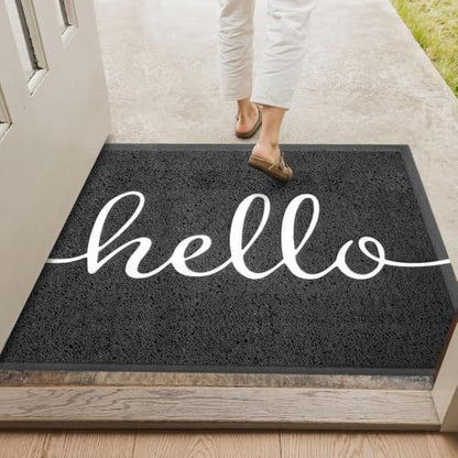 Funny Hello Mats Outside (4' x 2'8" / Hello)