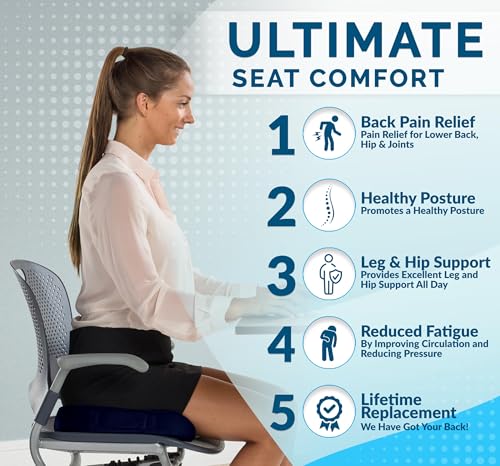 Premium Seat Cushion (Navy)