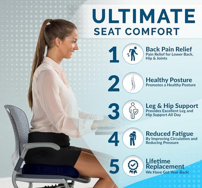 Premium Seat Cushion (Navy)