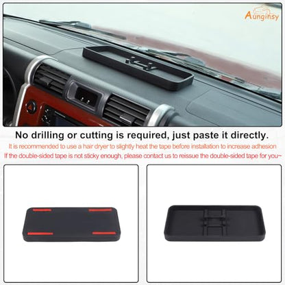 Car Center Console Dash Organizer Compatible with Toyota FJ Cruiser 2007 (Fit Toyota FJ Cruiser)