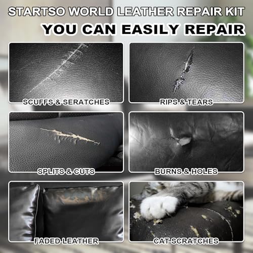 Black Leather Repair Kit (Black)