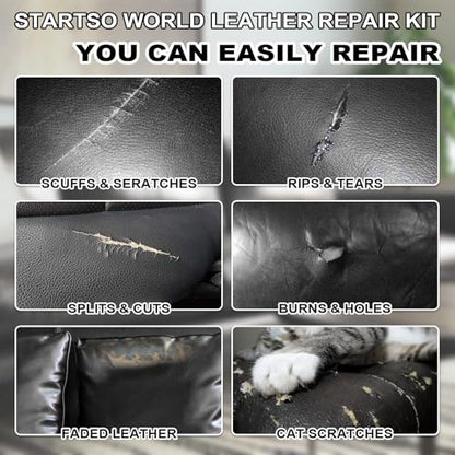 Black Leather Repair Kit (Black)
