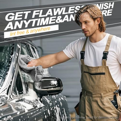 Car Wash Drying Towels (Dark Grey)
