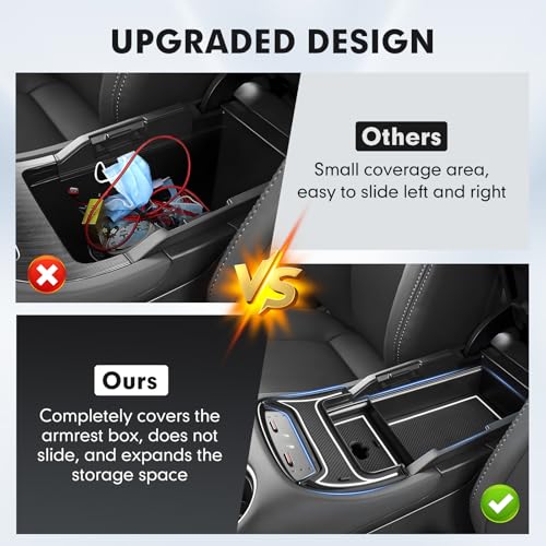 2PCS Center Console Organizer for 2021 (2021-2024 Toyota Venza 2PCS)