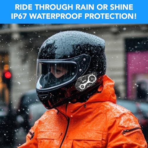 Motorcycle Bluetooth Helmet Intercom Headset