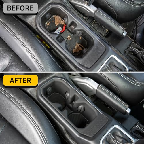 Cup Holder for 2018 (Compatible with 2018+ Jeep Gladiator Black)