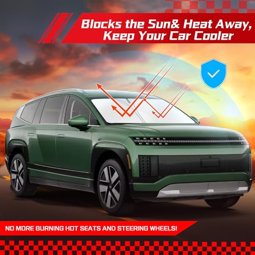 Windshield Sun Shade for Hyundai Ioniq 9 Ioniq9 2025 (for Hyundai Ioniq 9 2025-2026)
