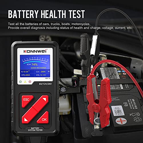 KW710 Car Battery Tester 6V 12V 24V (KW710)